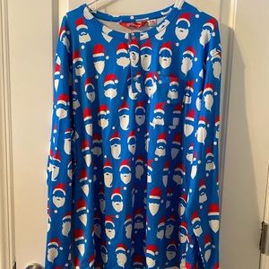 Shinesty Mens Santa Pajama Top